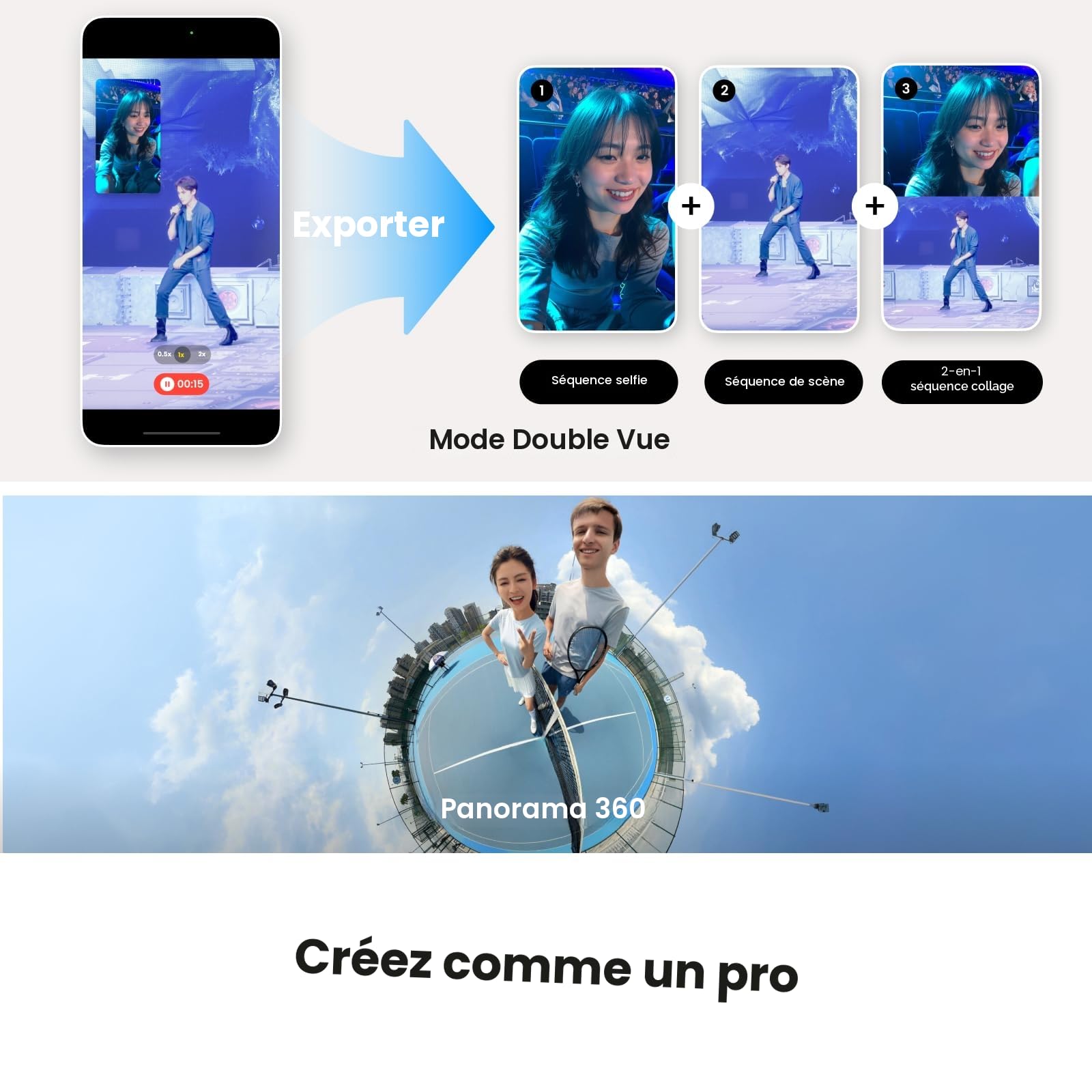 insta360-flow-2-pro-blanc-stabilisateur-smartphone image 6