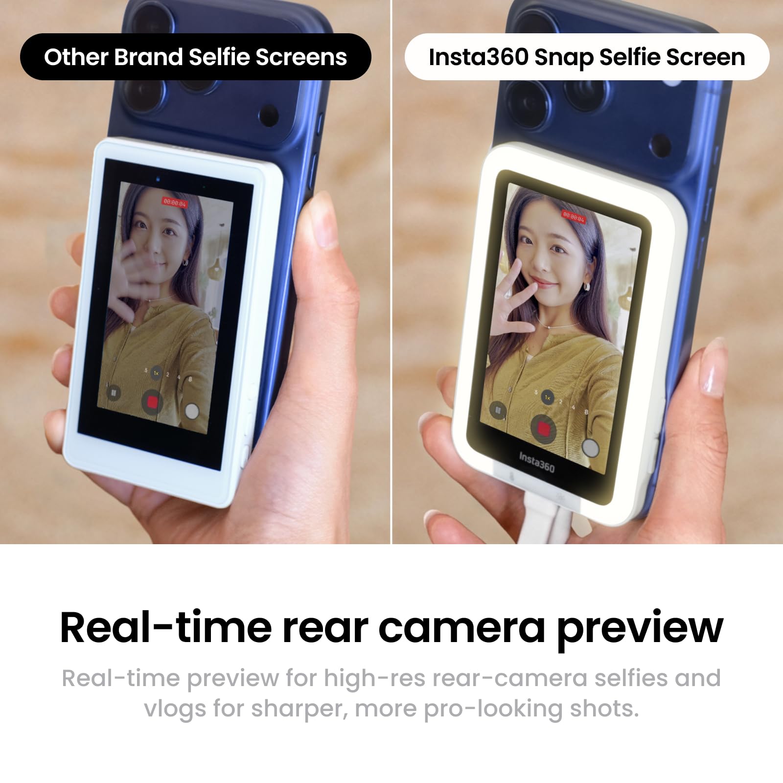 insta360-snap-cran-selfie-avec-lumi-re-cran-magn-tique-4k-3-5 image 2