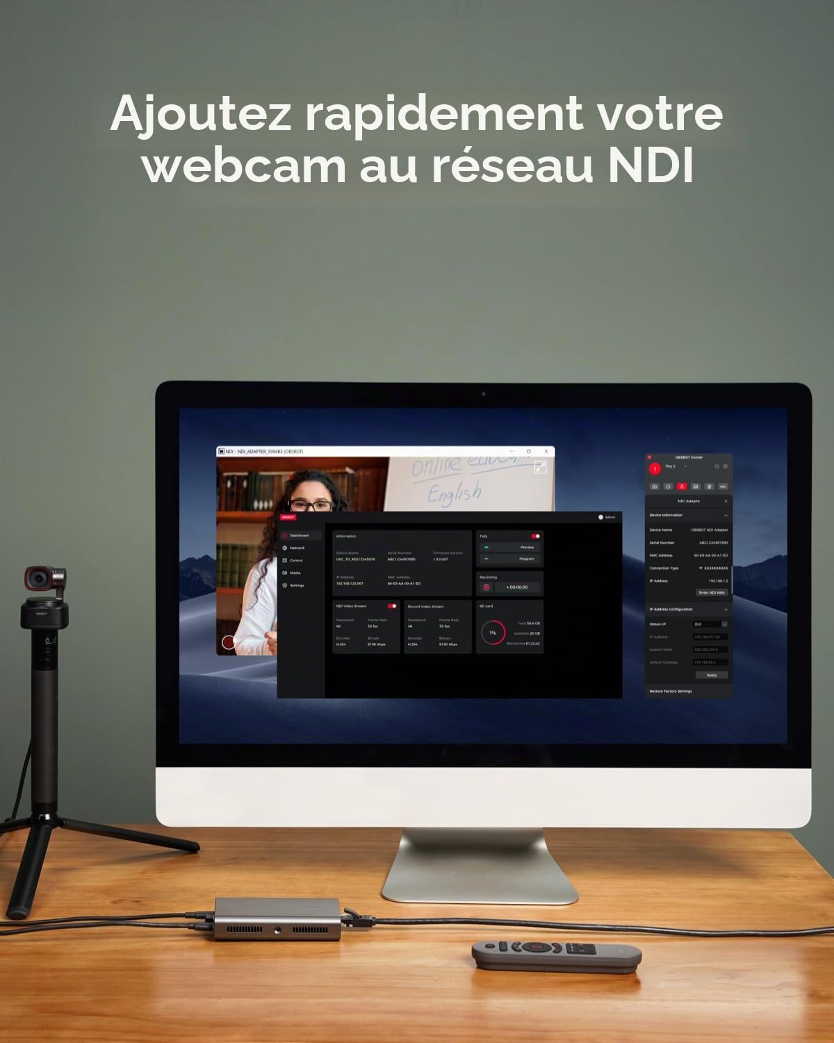 obsbot-adaptateur-uvc-vers-ndi-usb-c-poe-avec-enregistrement-microsd image 3