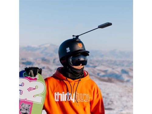insta360-support-casque-licorne-fibre-carbone-11-8cm-pov-vtt-ski image 6
