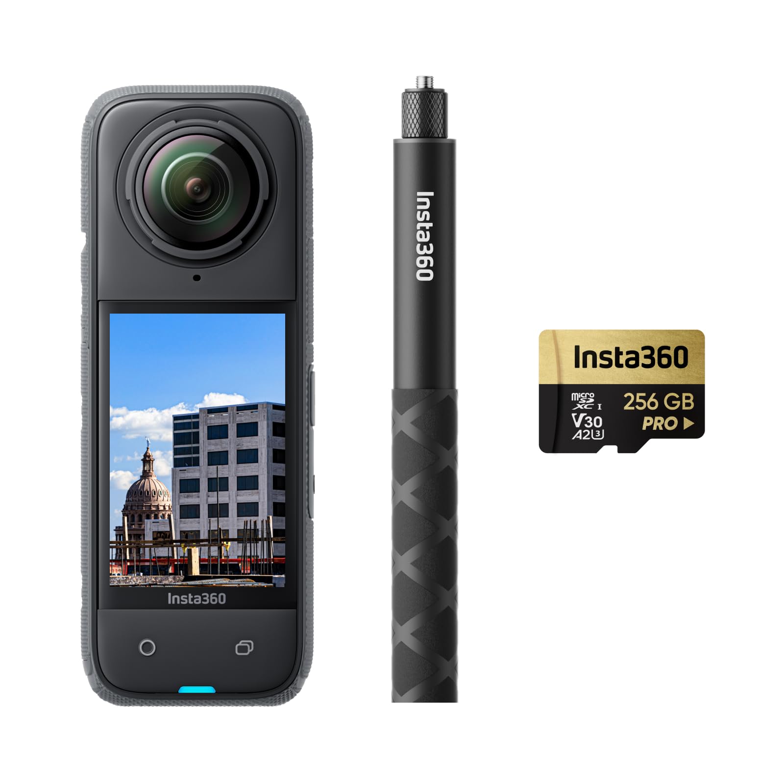 insta360-pack-construction-x4-cam-ra-360-8k-72mp-perche-114cm-256go image 1