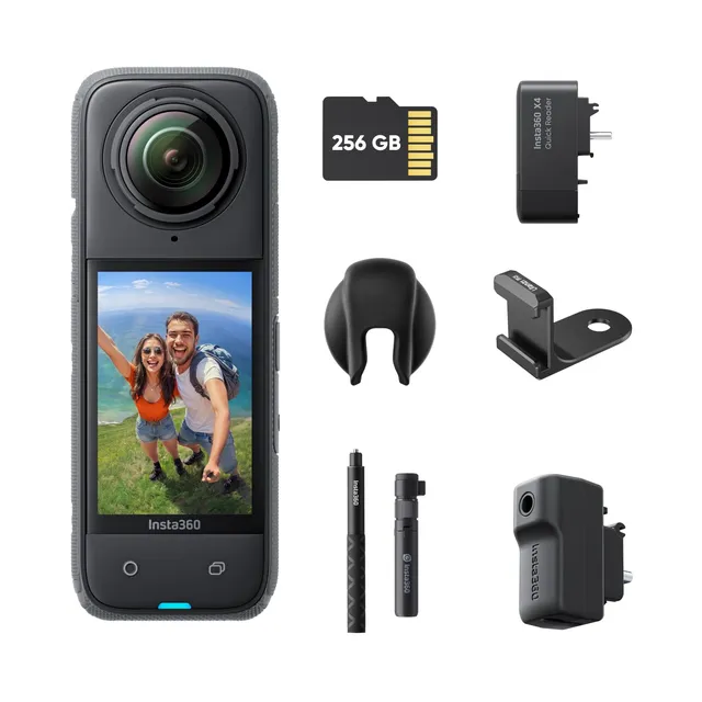 insta360-x4-pack-cr-ateur-cam-ra-360-8k-perche-invisible image 1