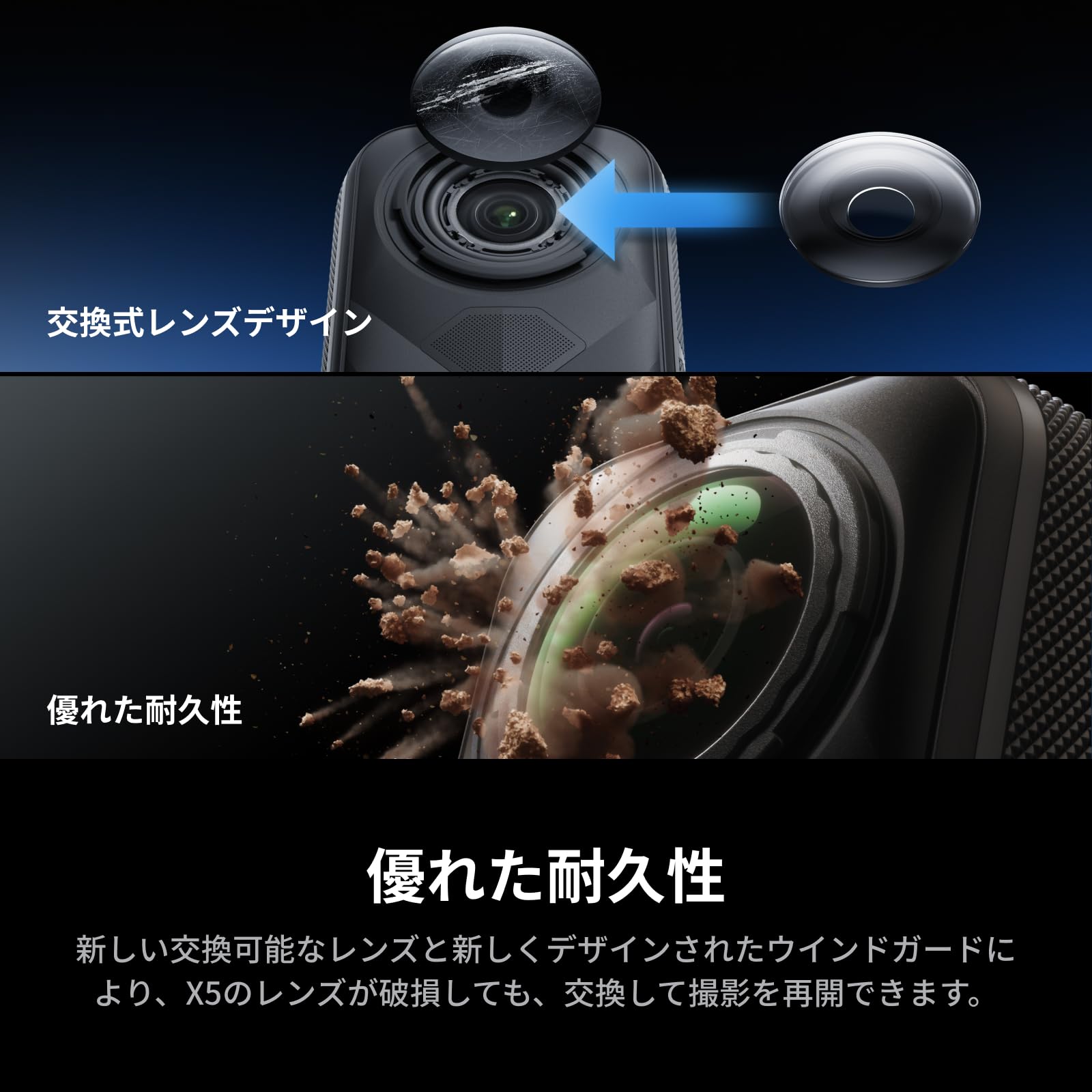 insta360-x5-cam-ra-360-8k-perche-invisible-tanche-reconditionn image 7