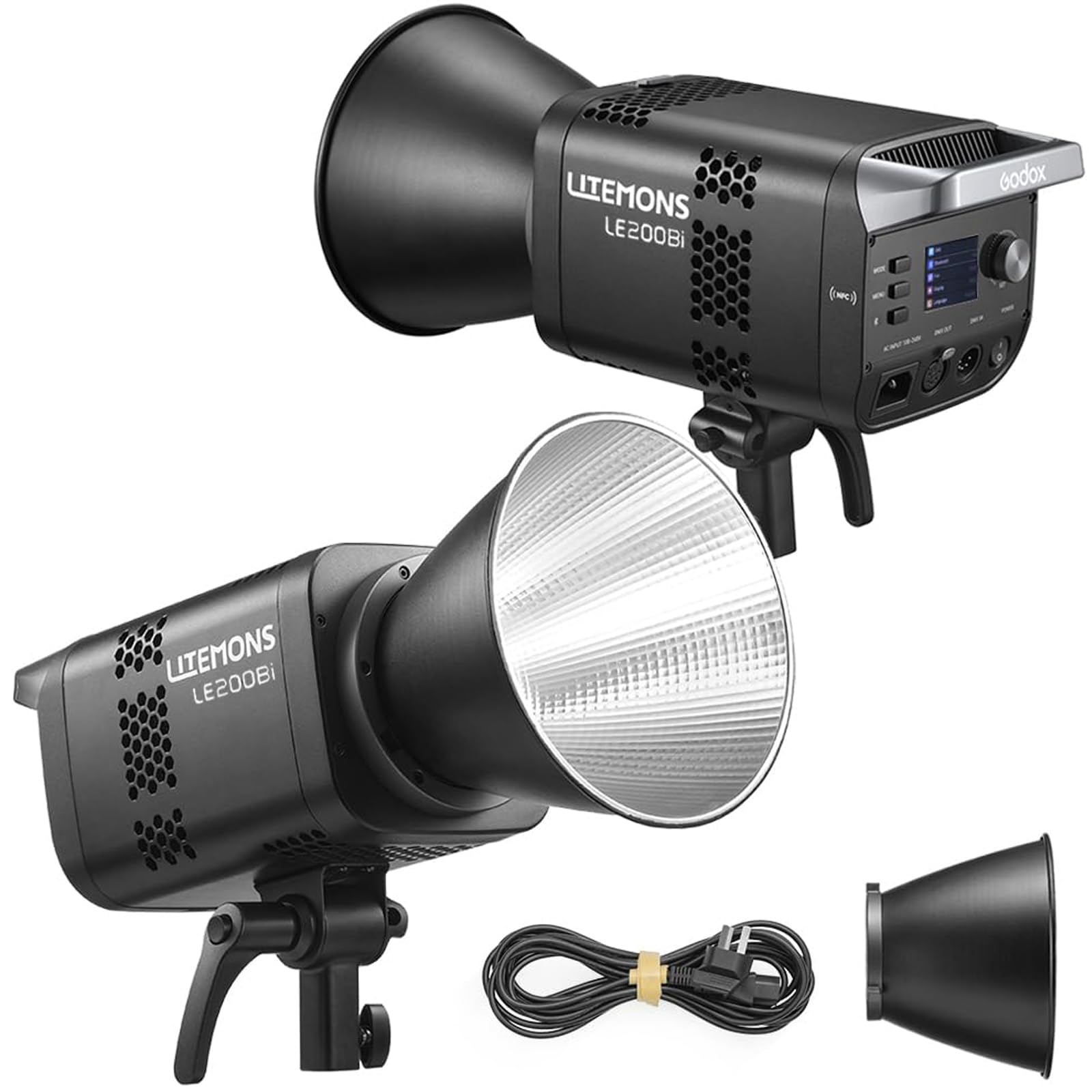 godox-le200bi-lampe-led-vid-o-220w-bowens-2800k-6500k image 1