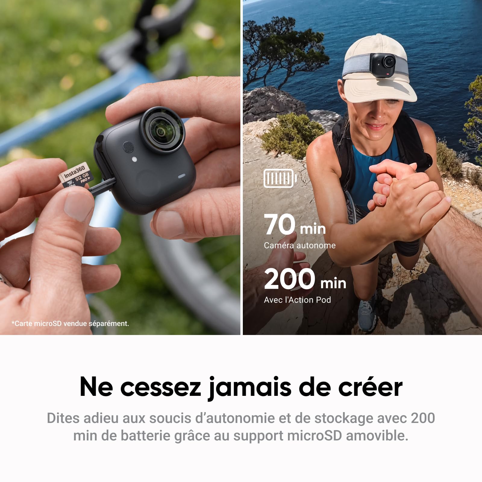 insta360-go-ultra-pack-cr-ateur-noir-cam-ra-vlog-4k-mains-libres image 7
