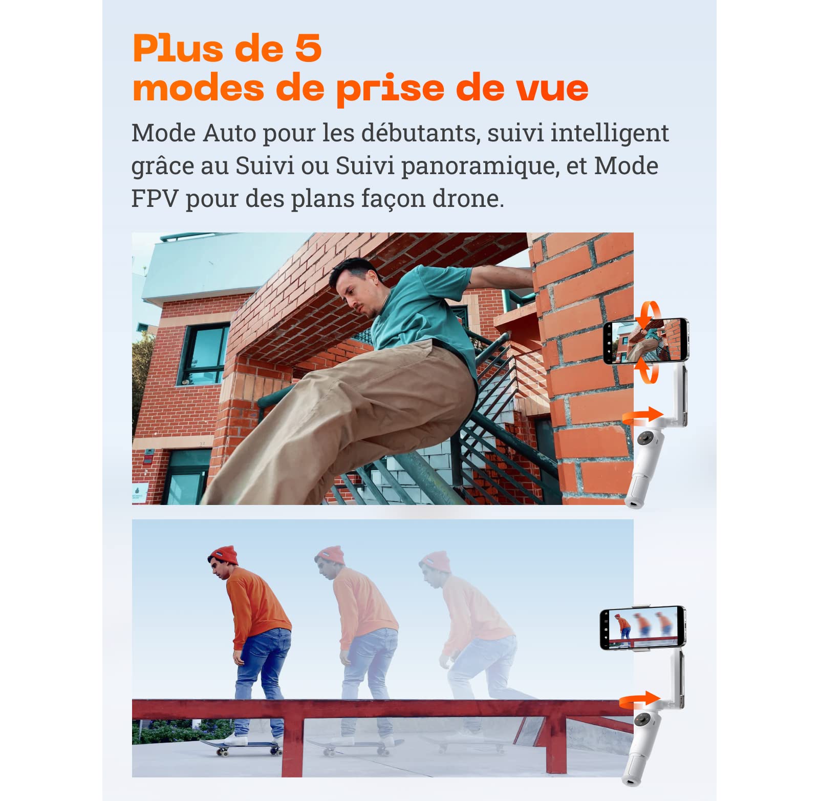 insta360-flow-kit-cr-ateur-blanc-neige-stabilisateur-ia-3-axes-perche image 7