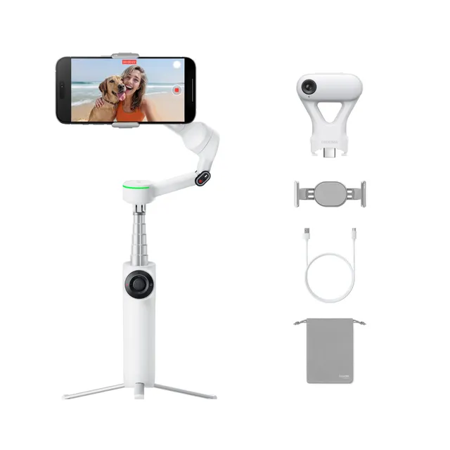 insta360-flow-2-pro-pack-traqueur-ia-blanc-stabilisateur-dockkit-360 image 1