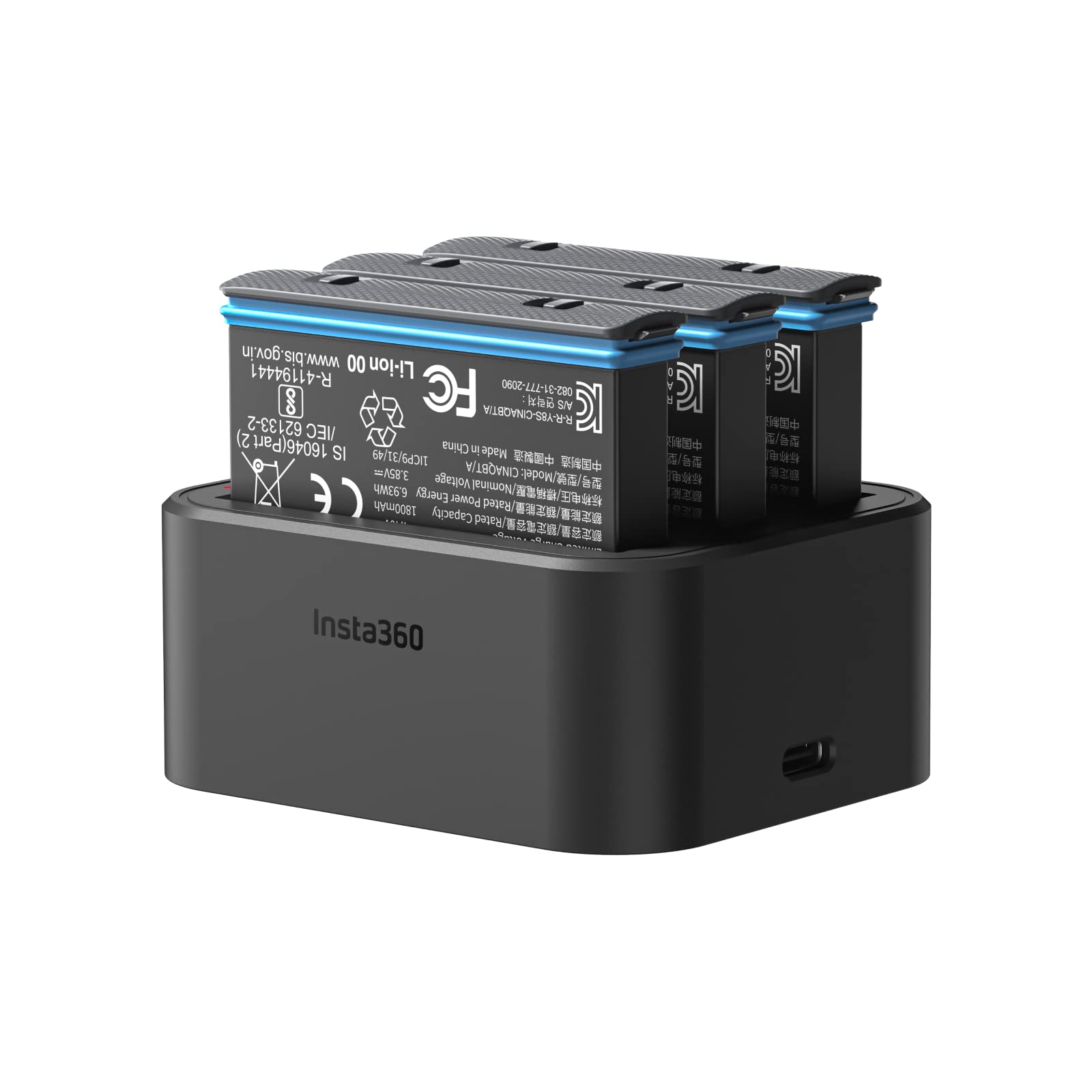 insta360-x3-station-de-charge-rapide-3-batteries image 2
