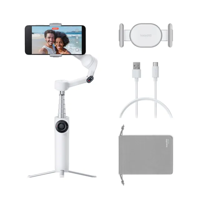 insta360-flow-2-blanc-stabilisateur-smartphone-3-axes-ia-iphone-android image 1
