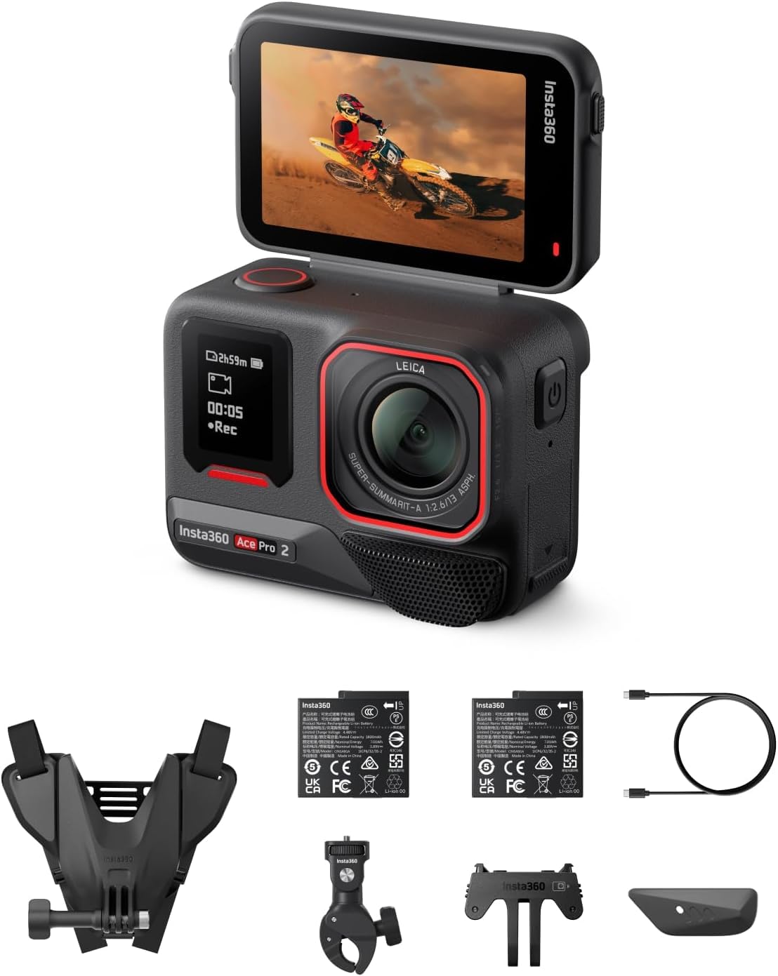insta360-ace-pro-2-pack-moto-cam-ra-d-action-8k-double-batterie image 1
