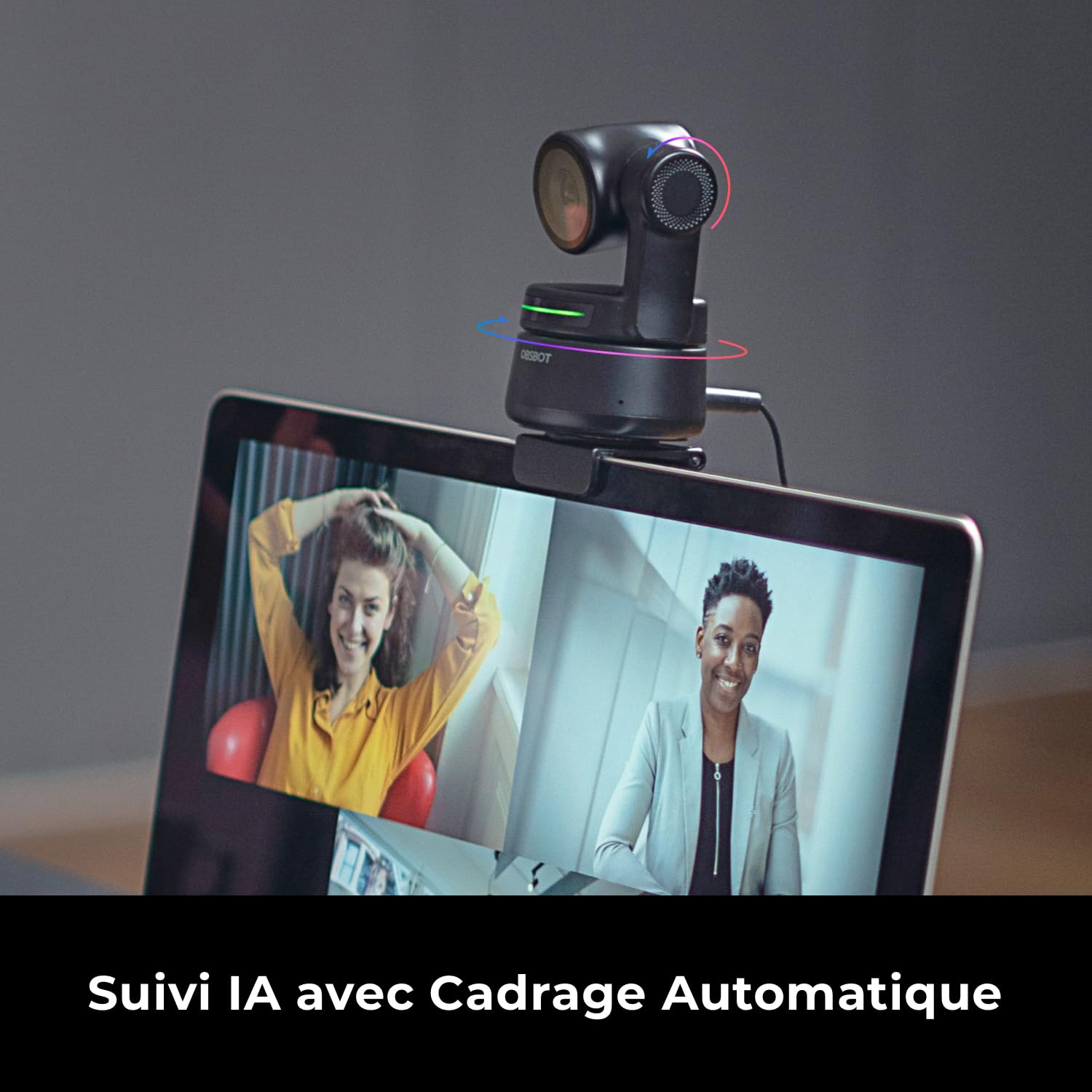 obsbot-tiny-webcam-ptz-1080p-suivi-ia-double-micro image 2