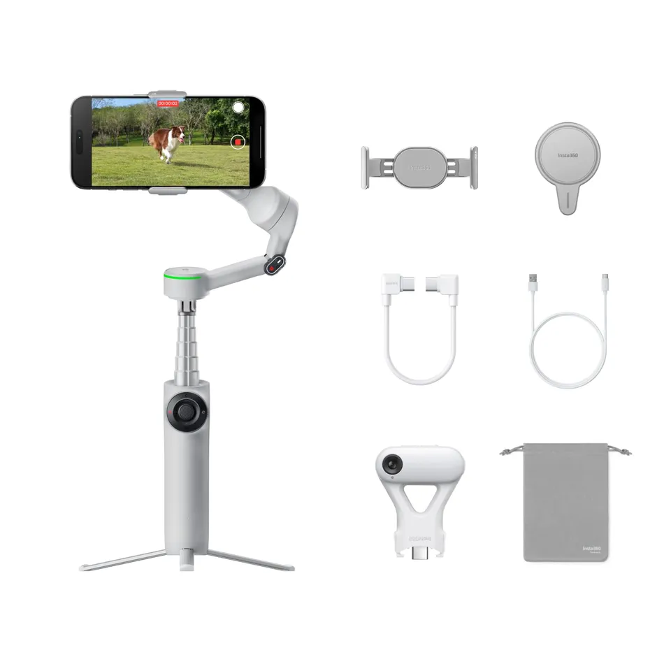 insta360-flow-2-pro-pack-ultime-gimbal-traqueur-ia-3-axes-pour-iphone-android image 1