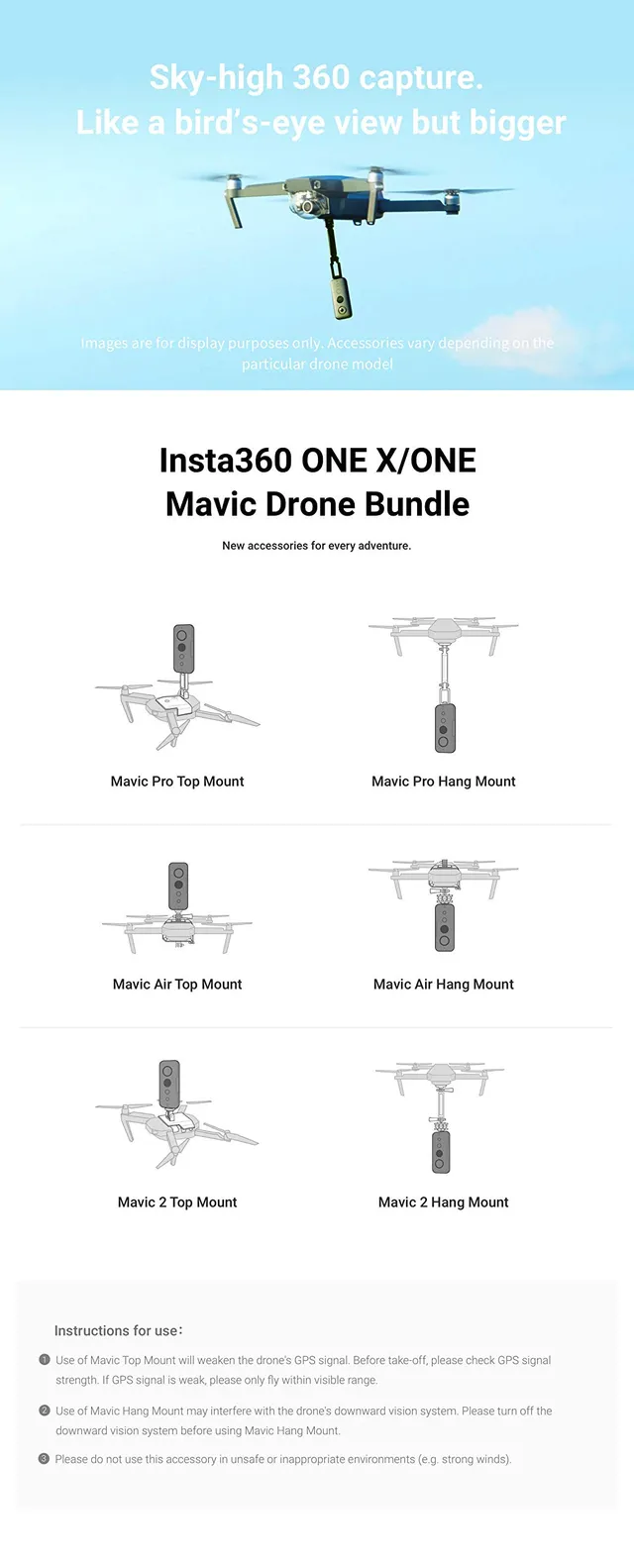 insta360-ensemble-drone-mavic-2-pour-cam-ra-one-one-x image 1