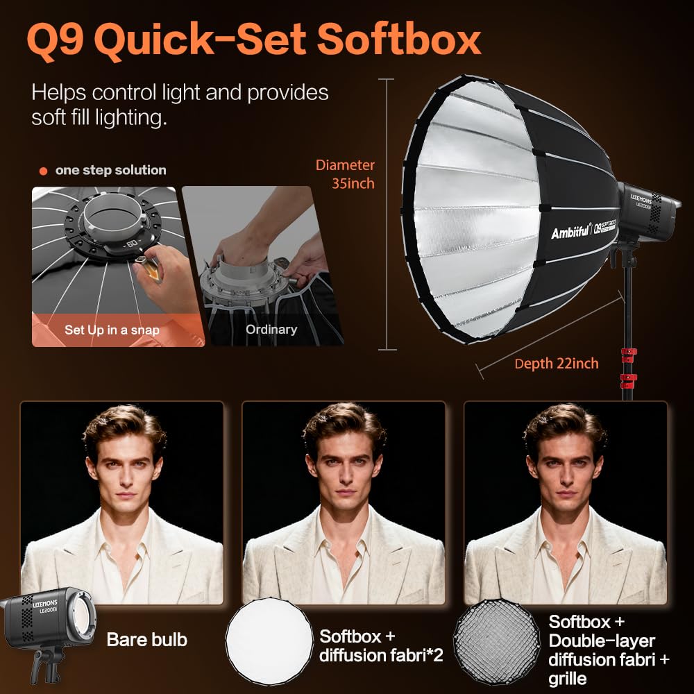 godox-le200bi-kit-clairage-vid-o-led-cob-bicolore-220w-2800k-6500k image 4
