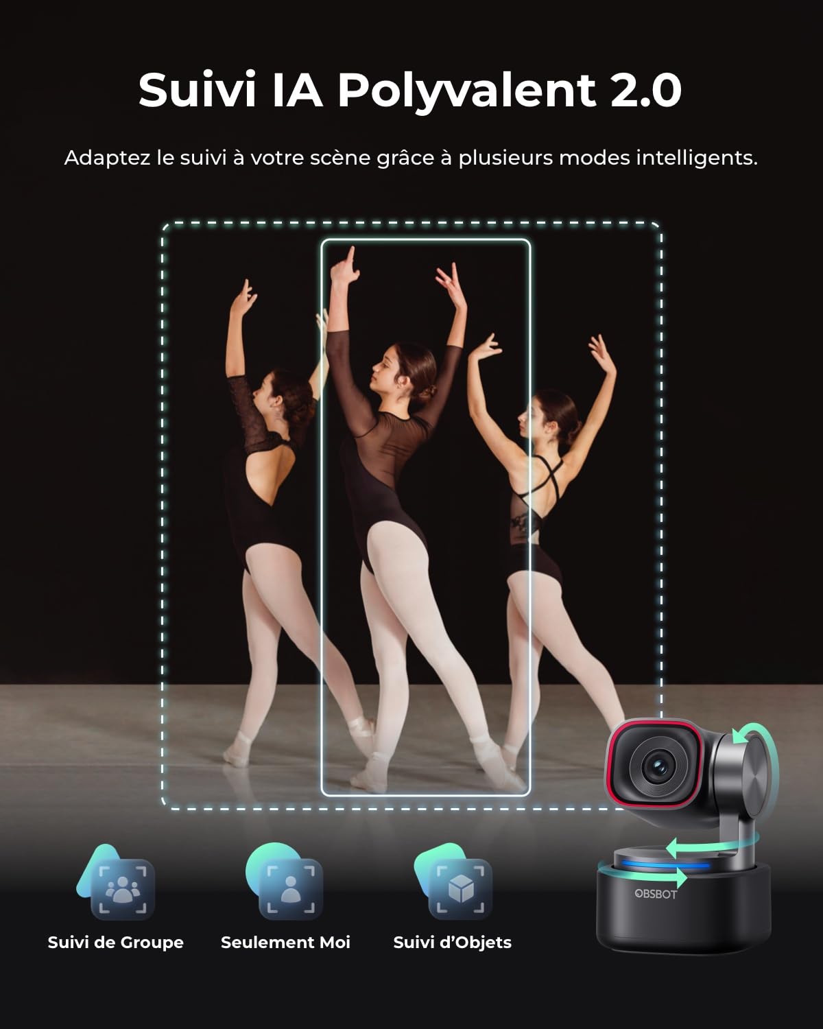 obsbot-tiny-3-webcam-4k-ptz-suivi-ia-audio-spatial image 6