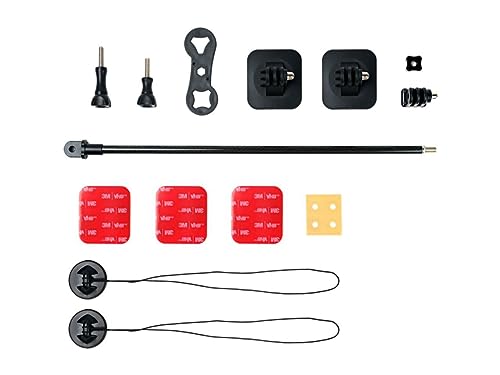 insta360-support-casque-licorne-fibre-carbone-11-8cm-pov-vtt-ski image 5