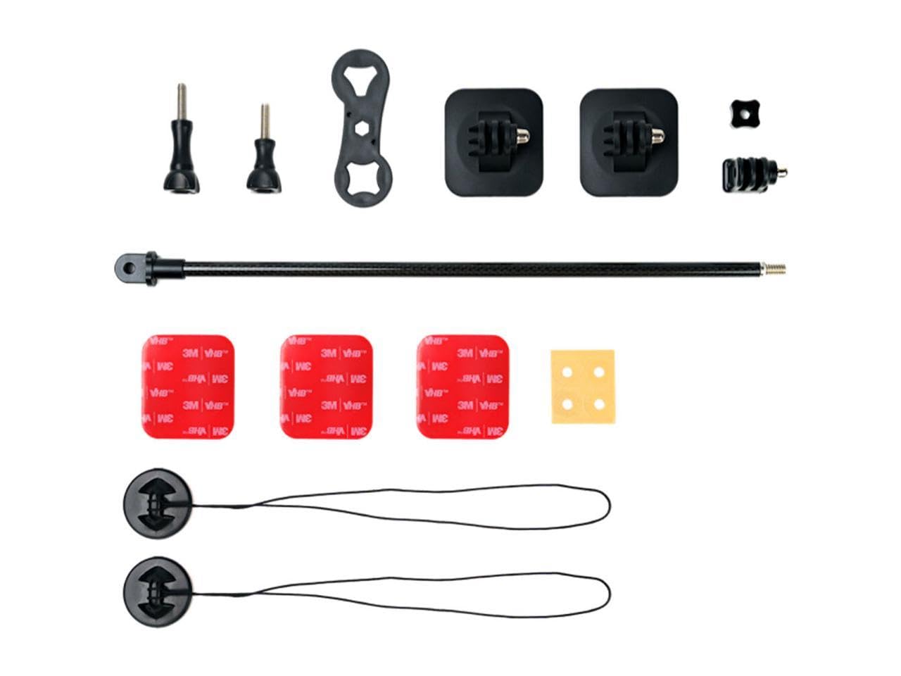 insta360-support-casque-licorne-fibre-carbone-11-8cm-pov-vtt-ski image 2