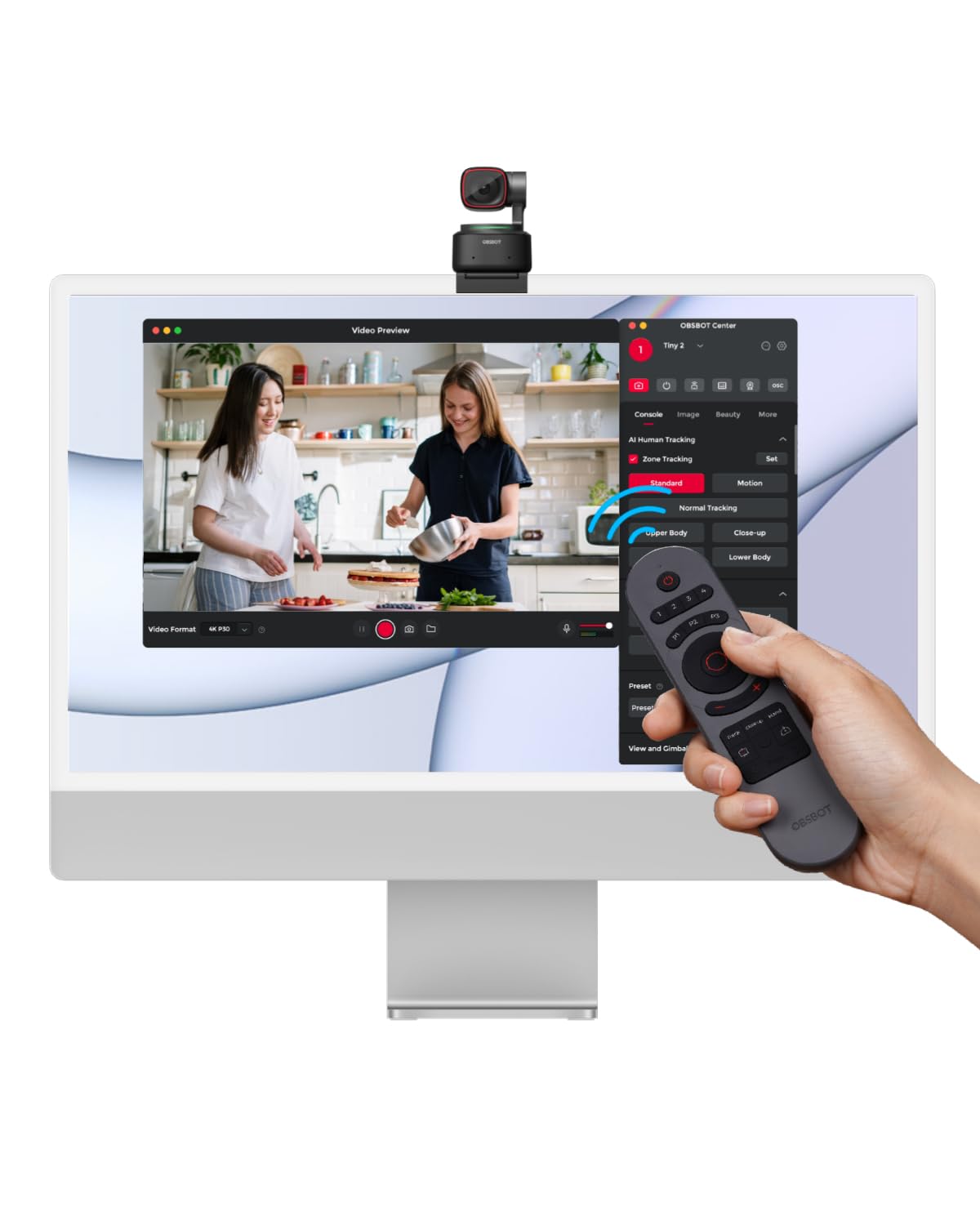 obsbot-t-l-commande-remote-control-tiny-series-webcam-2-0 image 3