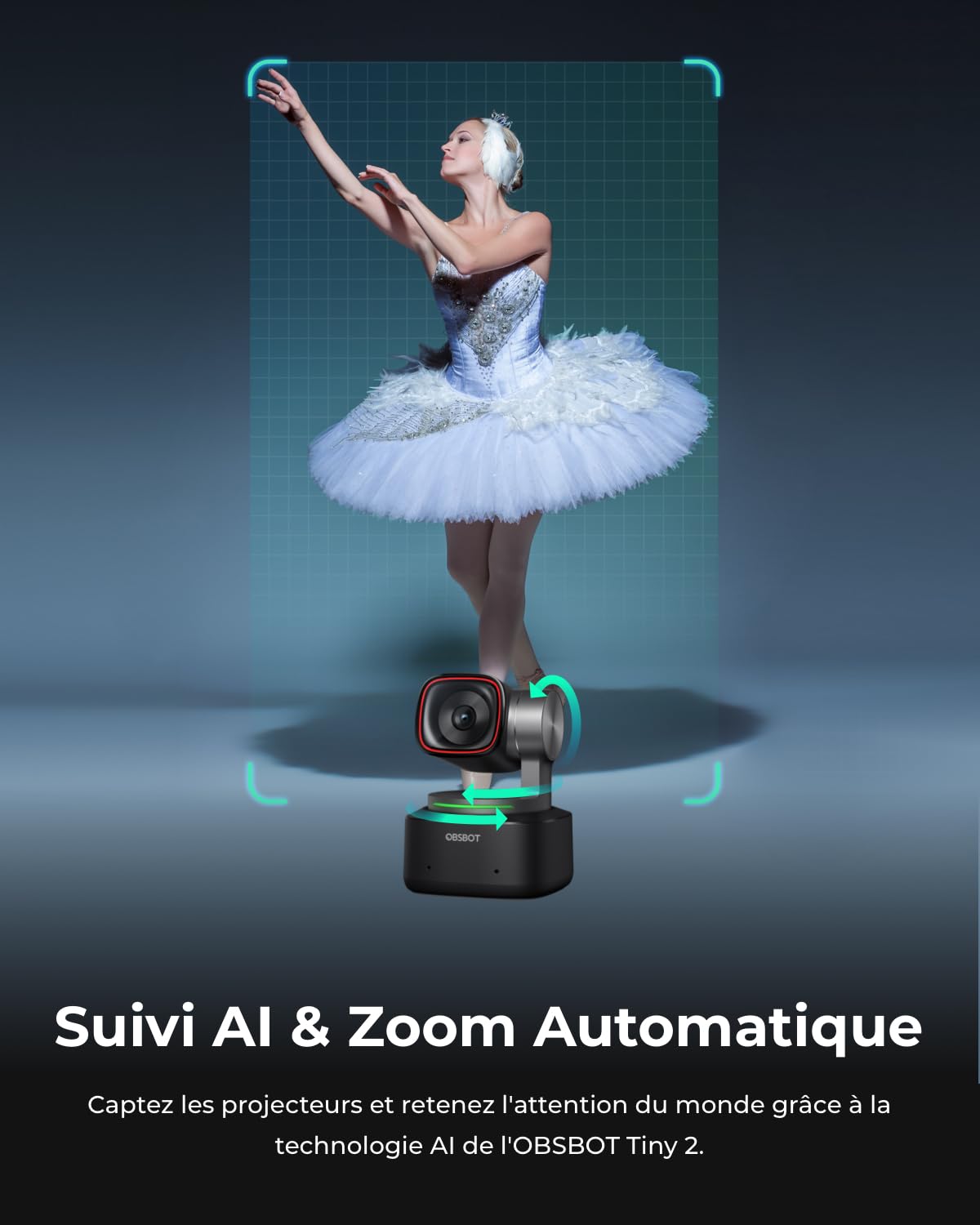 obsbot-tiny-2-webcam-4k-commande-vocale-ptz-suivi-ia image 3