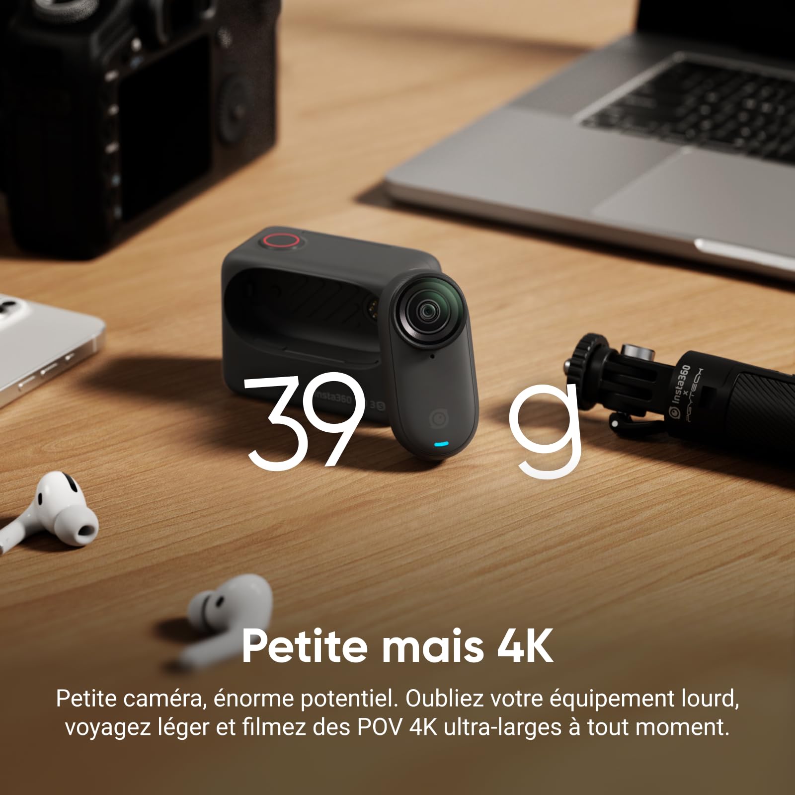 insta360-go-3s-noir-128gb-mini-cam-ra-vlog-4k-mains-libres image 2