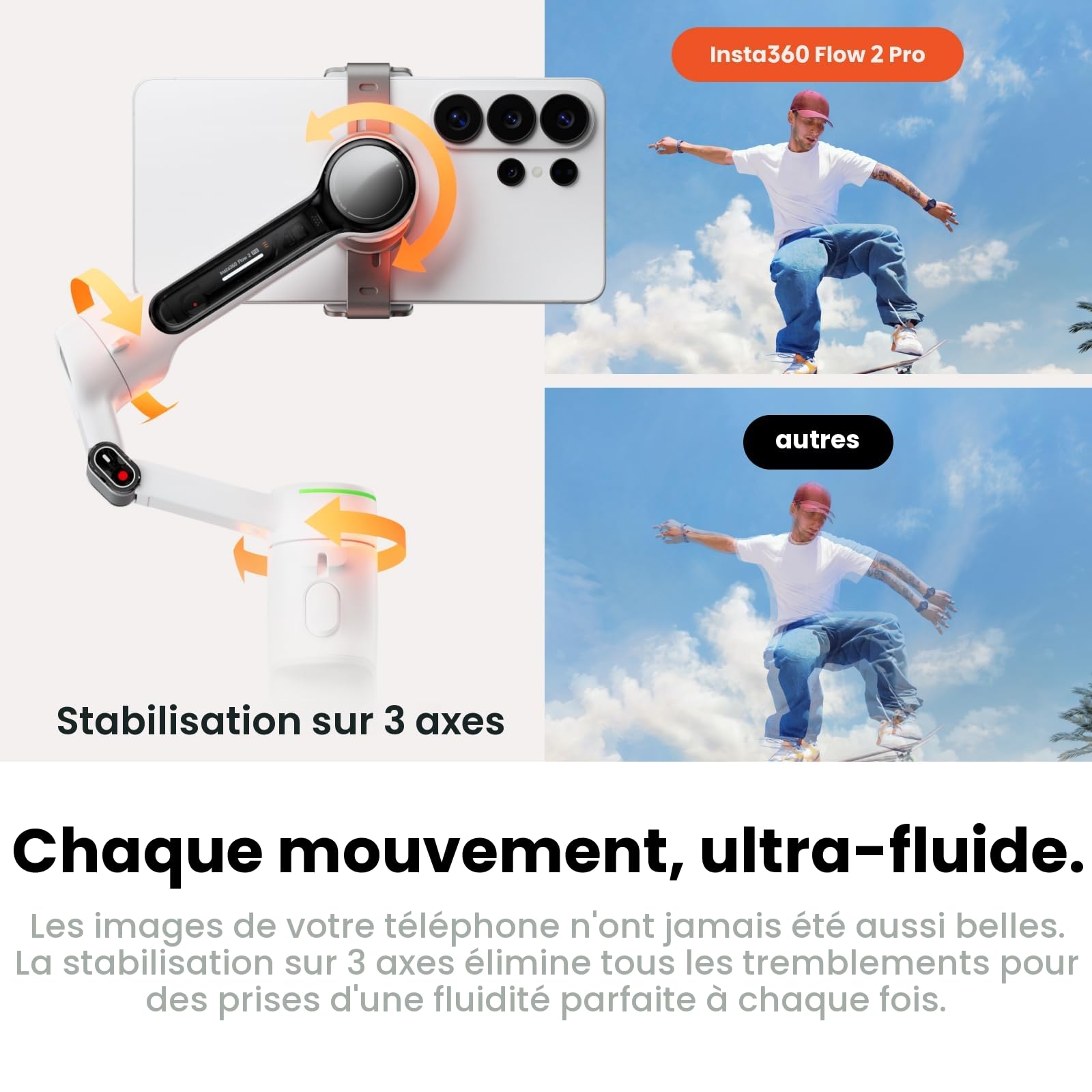 insta360-flow-2-pro-blanc-stabilisateur-smartphone image 7