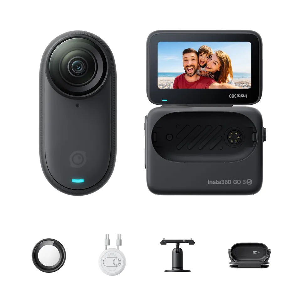 insta360-go-3s-noir-minuit-64-go-mini-cam-ra-vlog-4k image 1