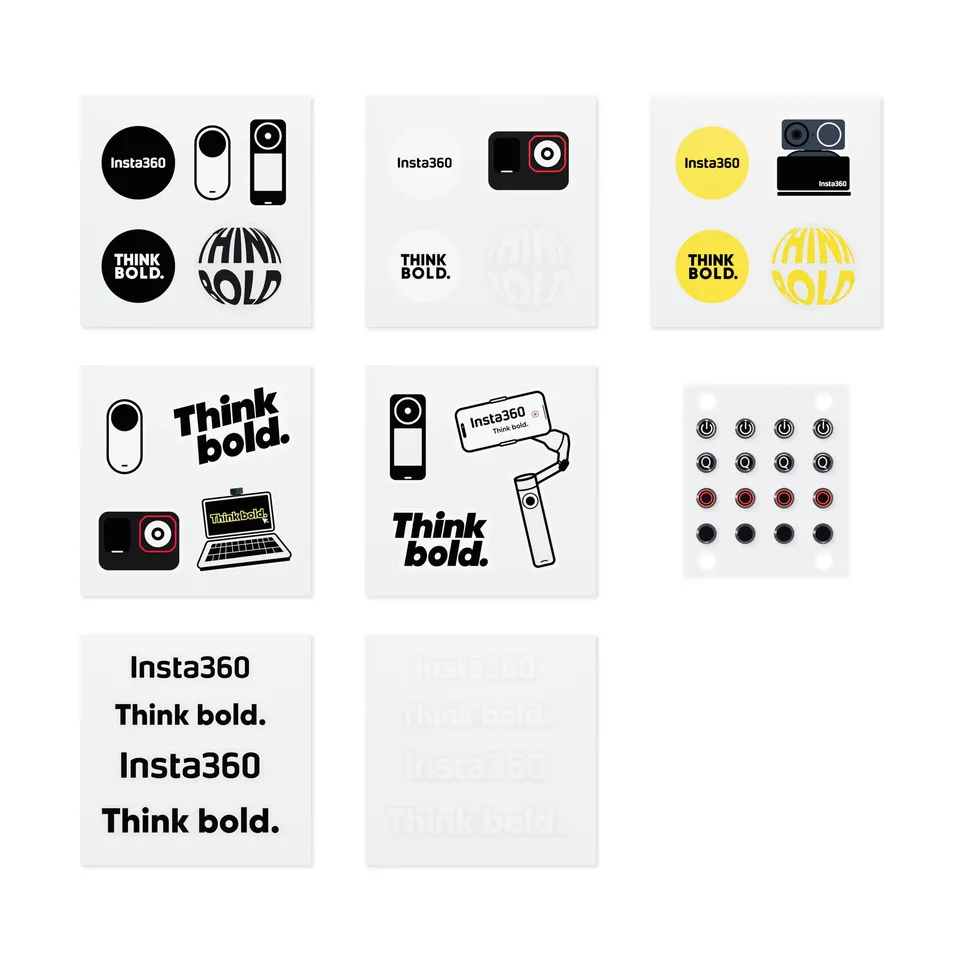 insta360-ensemble-autocollants-boutons-tactiles-d-coratifs image 1