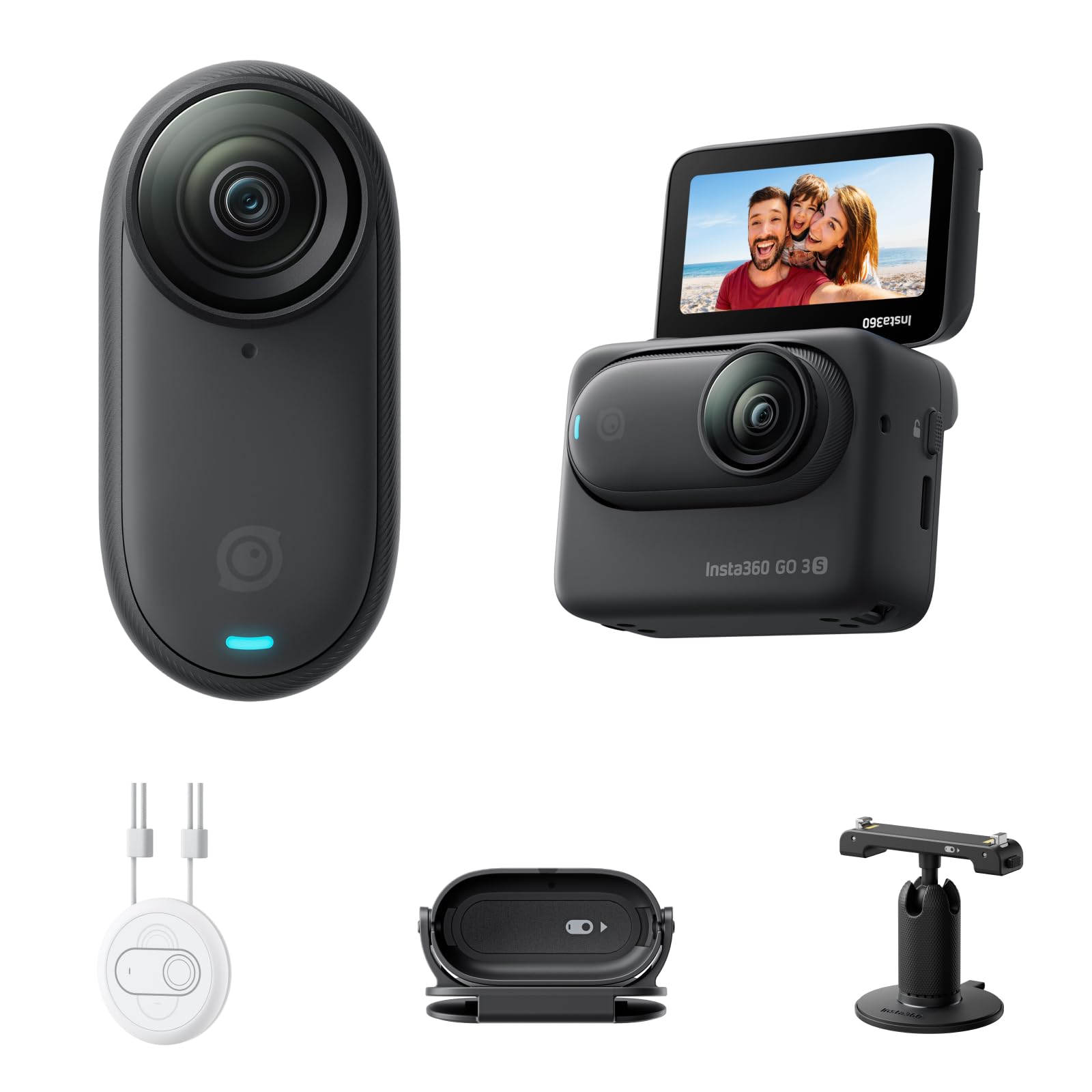 insta360-go-3s-noir-128gb-mini-cam-ra-vlog-4k-mains-libres image 1