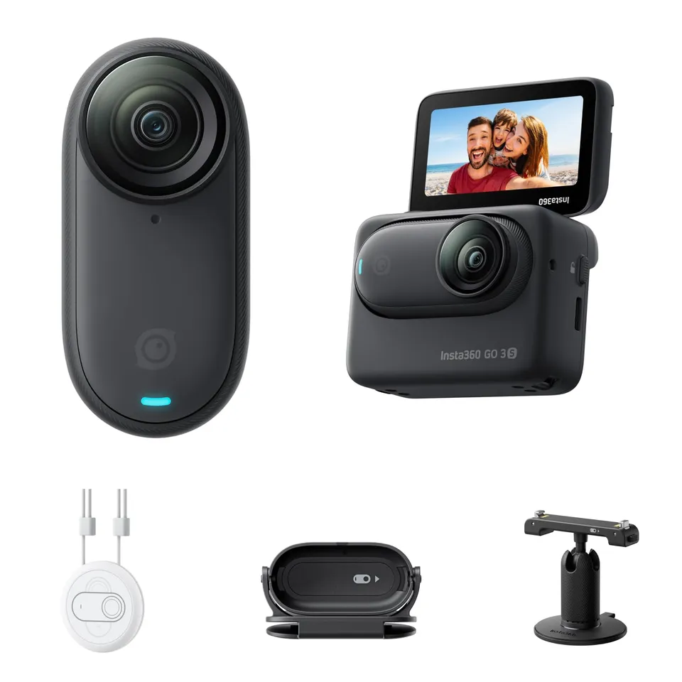 insta360-go-3s-noir-128gb-mini-cam-ra-vlog-4k-mains-libres image 1