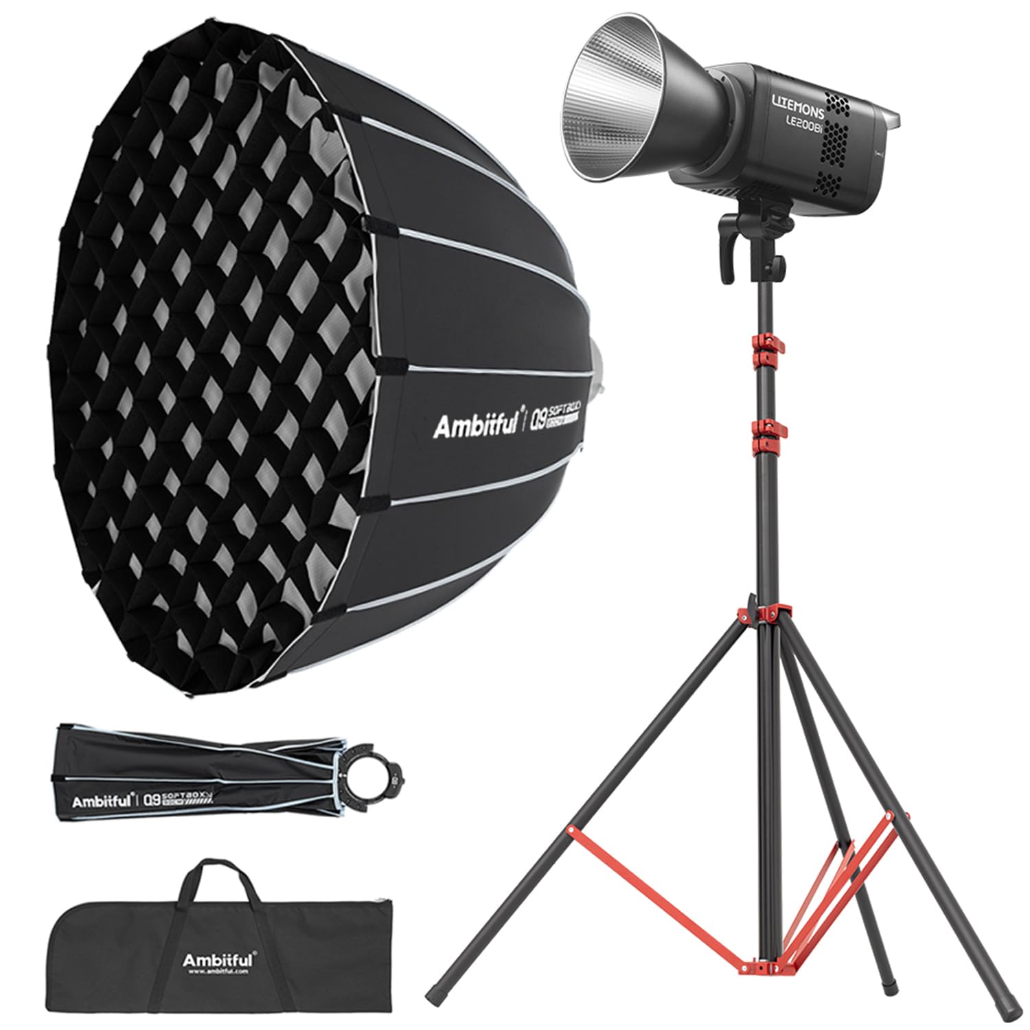 godox-le200bi-kit-clairage-vid-o-led-cob-bicolore-220w-2800k-6500k image 1